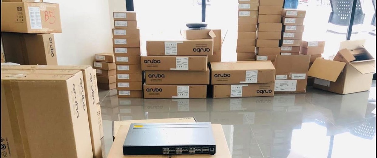 งานส่งมอบอุปกรณ์ HPE Aruba โครงการลูกค้า